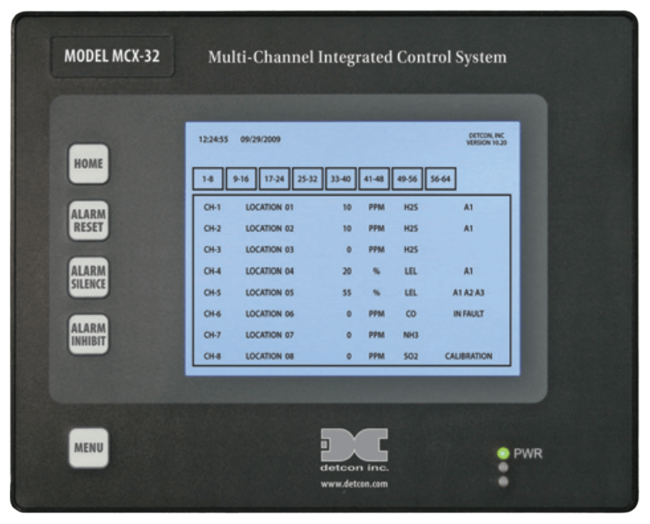 Detcon Multi Channel Integrated Control System, MCX-32